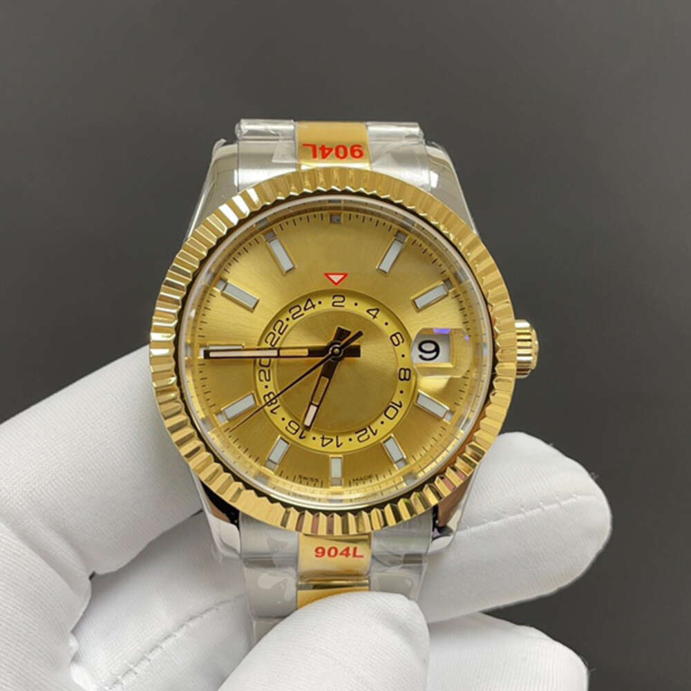 Men Watches 42mm Luxury Automatic Watch Sapphire Glass 9001/9002 Movement 904L Stainless Steel Band AAAA Top Quality with Original Green Box