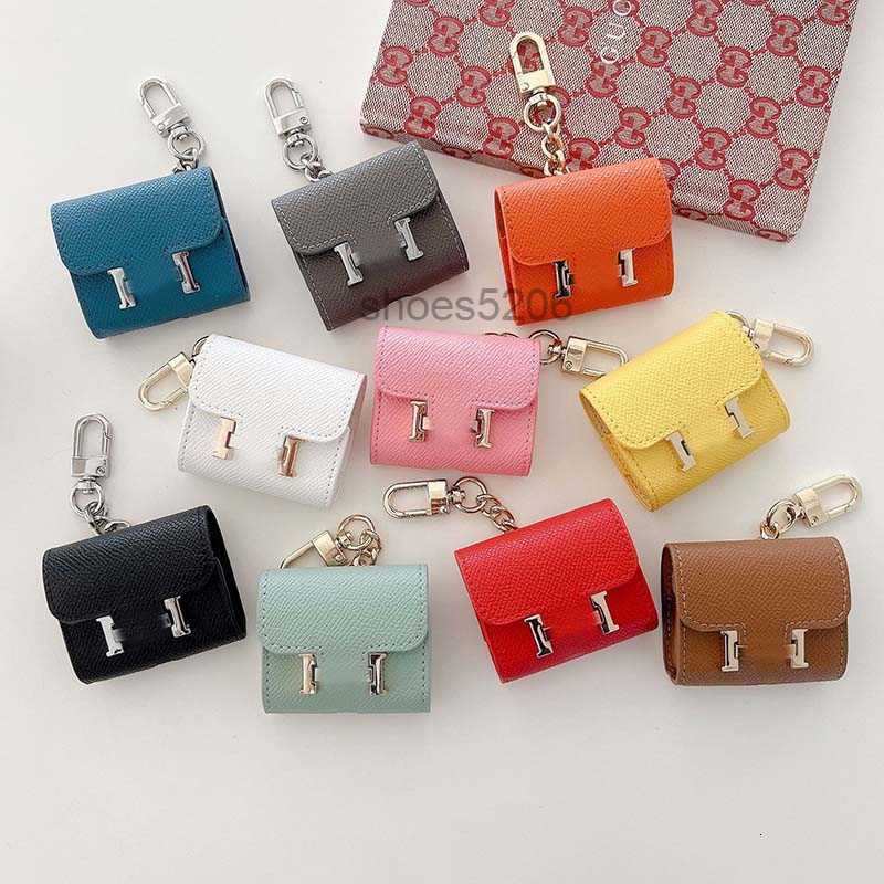Earphone Accessories Designer Luxury Leather Airpod Cases For 1 2 3 Pro - Stylish Airpod Cover By Fashion Airpods1 Airpods2 Airpods3 4 5 6 Premium W