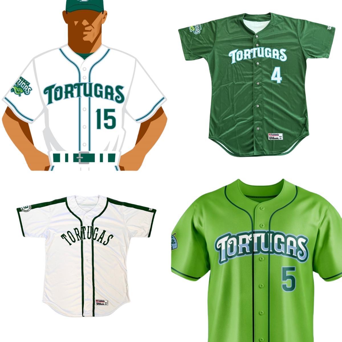 Daytona Tortugas Baseball Jersey Custom Jersey Any Name Number