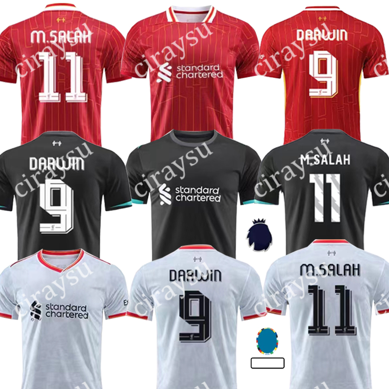 24 25 ALLISTER GRAVENBERCH soccer jerseys SZOBOSZLAI GAKPO DARWIN kits 2024 2025 Mohamed Luis DIaz Arnold DIOGO DIJK football shirts men kids uniform A.BECKER