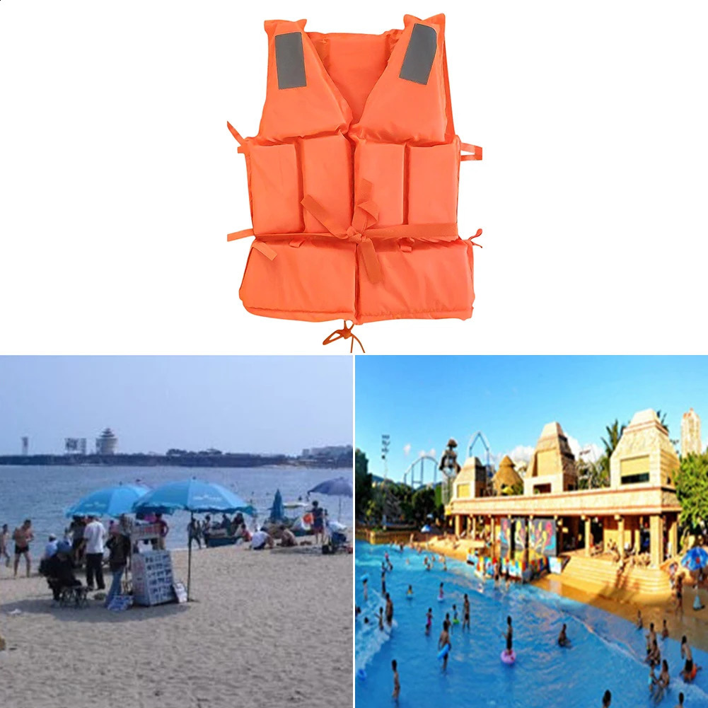 Water Buoyancy Jacket Survival Suit Life Vest Swimming for Adult with Whistle Water Sports for Kayaking Boating 240726