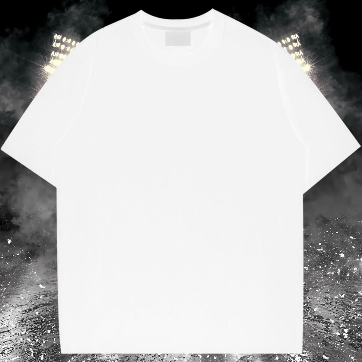Stylist Mens T Shirts tree Tops Tees 230g 100% Cotton High Street Hip Hop Loose Fit Custom Printed Round Neck Short Sleeve Men Tees