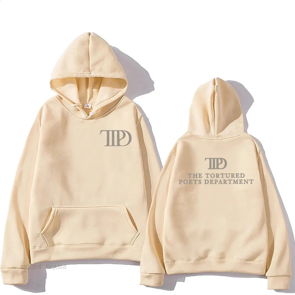 TTPD The Tortured Poets Department Hoodies Album Graphic Printing Sweatshirts Comfortable Fleece MenWomen Sudaderas 240719