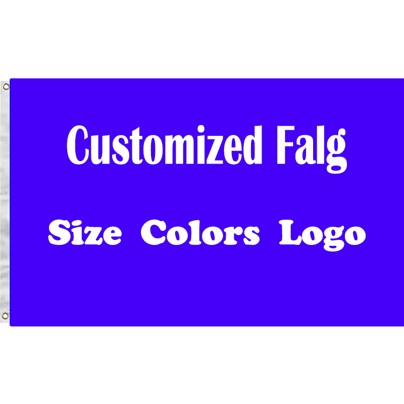 150*90CM Banner Flags National Flag Garden Supplies Customized Logo