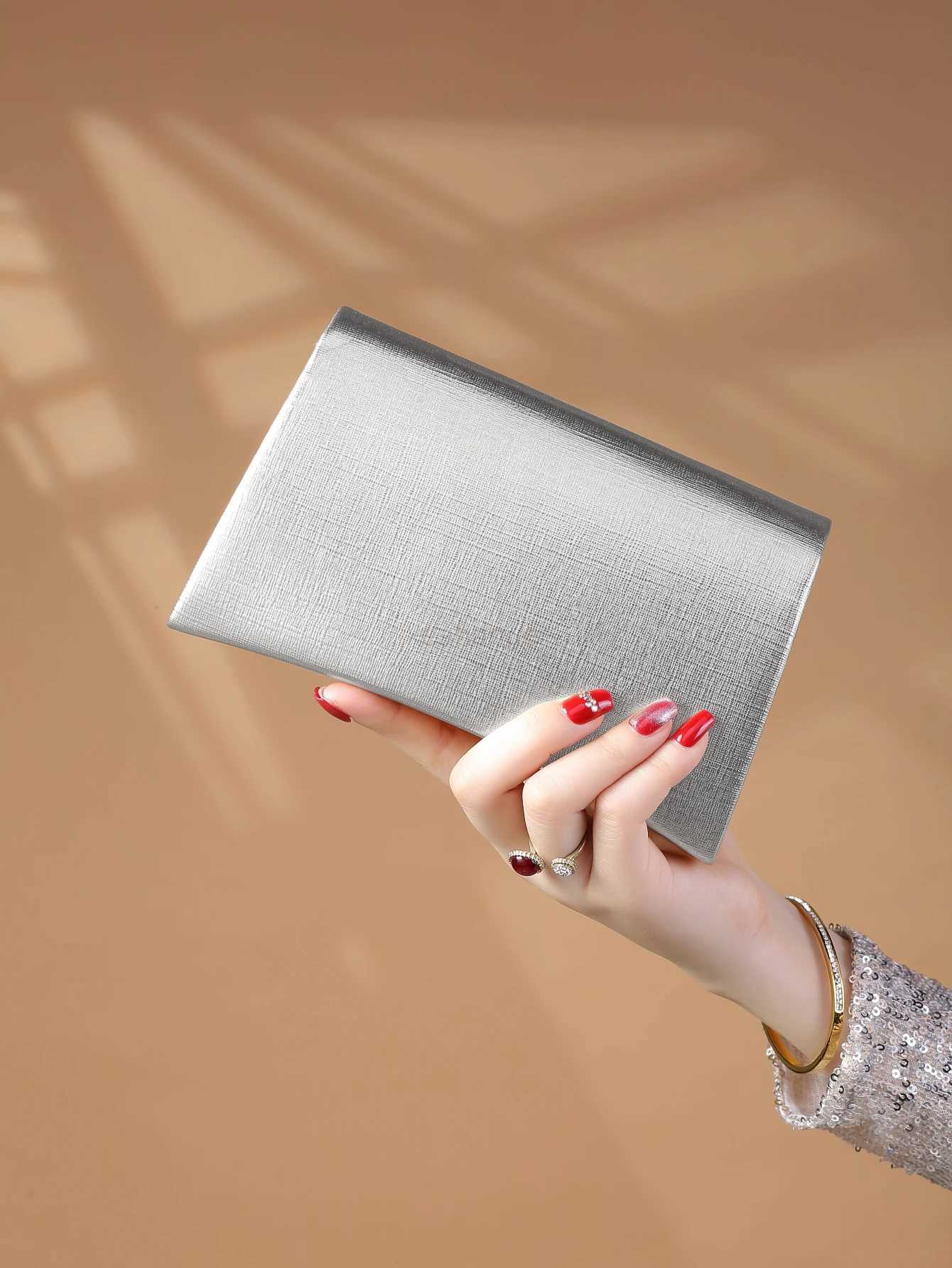 Glamorous Elegant Exquisite Quiet Luxury Sequin Stylish Luxury Shiny Glitter Clutch Bag For Evening Party Evening BagXJ240729