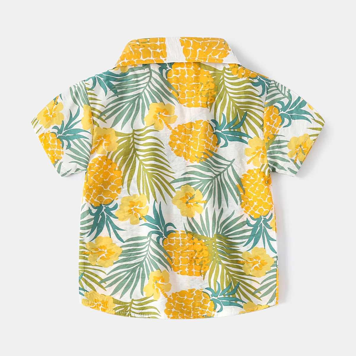 Summer boy soft and comfortable short sleeved shirtW240729