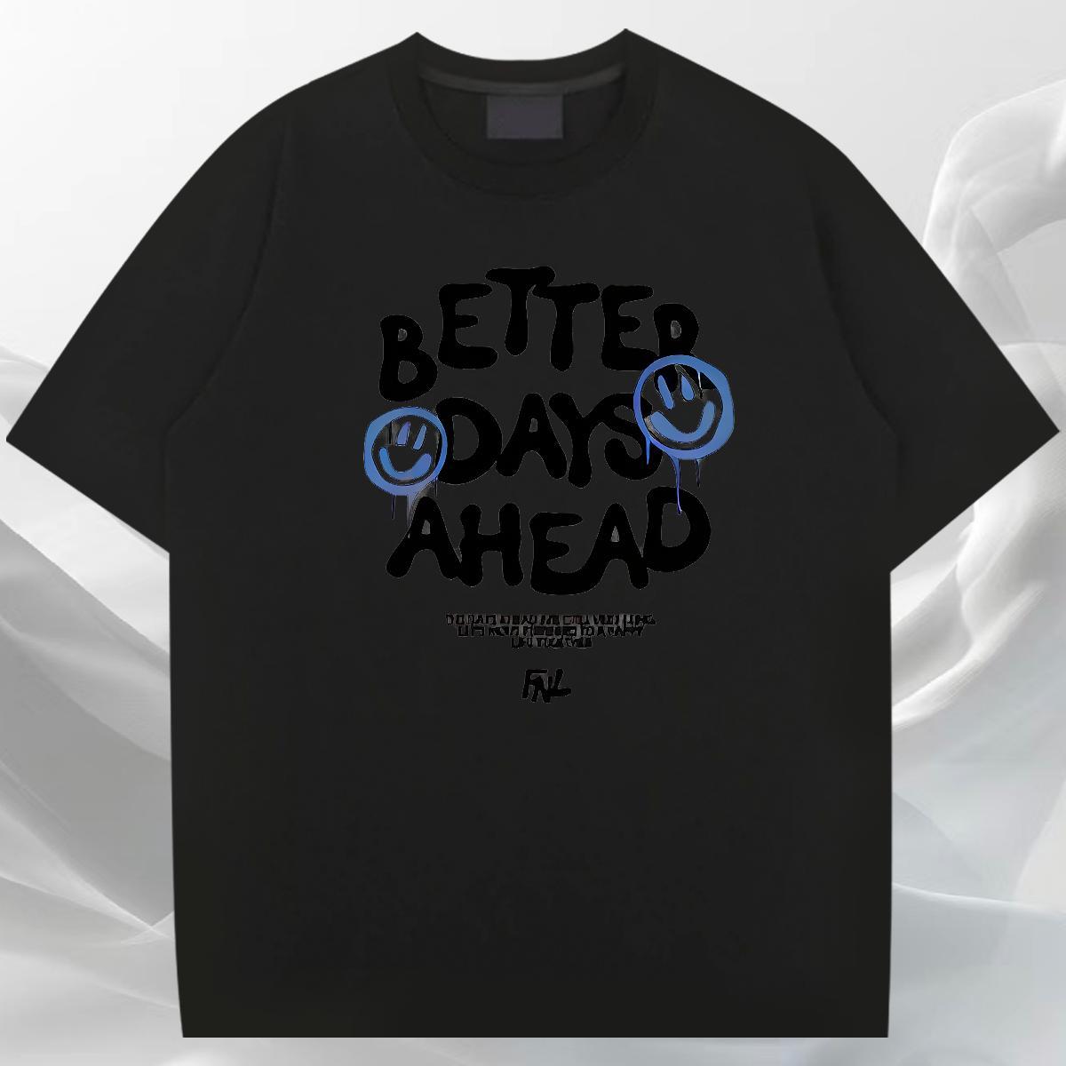 Cool Tshirt for Man Woman 230g 100% Cotton Street Wear letter Custom Printed Breathable Short Sleeve Stylist T-Shirts Tops Tees