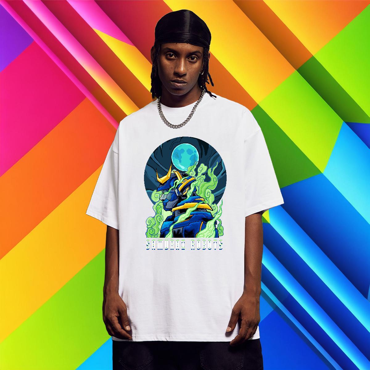 Unisex Men Tshirts 230g Cotton Street ET Customized Print O-Neck Short Sleeve DIY Mens T Shirts Wear