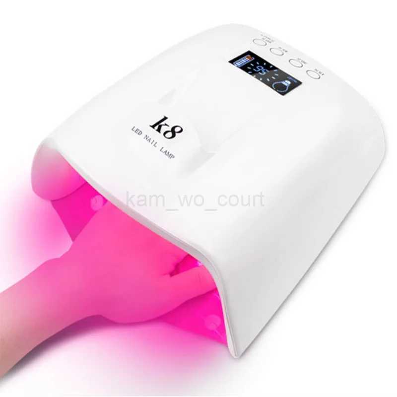 Rechargeable K8 Cordless 60W black UV LED Gel Nail Lamp with Led Light for women Nail salonM240729