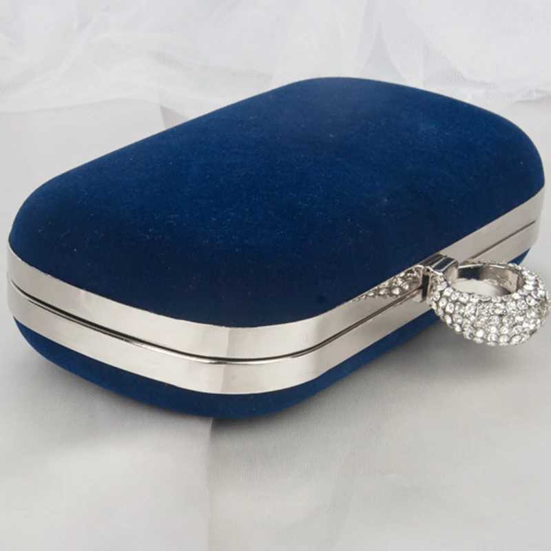 Black Velvet Small Phone Bag for Women Evening Party Purse and Handbag Crossbody Shoulder Bag Luxury Designer Clutch WalletsXJ240729