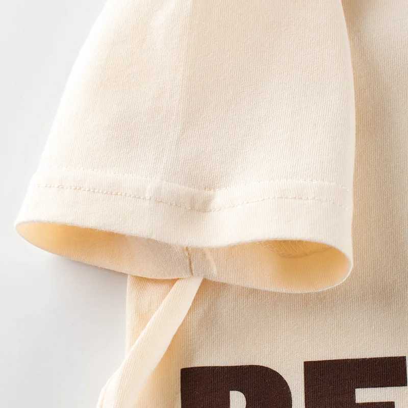 T-shirts 1-9T Infant Kid Tshirt Toddler Baby Boys Girls Clothes Cotton Summer Tee Top Short Sleeve Childrens T Shirt Cute OutfitL24729