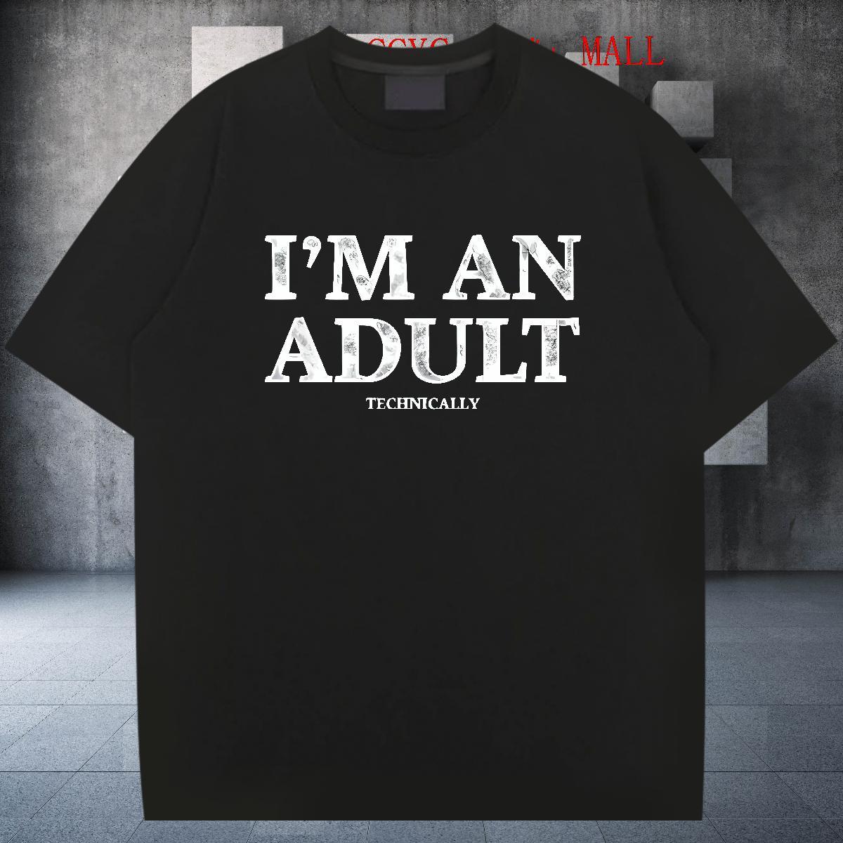 Loose Fit Tshirts 230g 100% Cotton Street wear Hip Hop letter Asian Size Short Sleeve Soft Designer Man T Shirts Tops Shirt