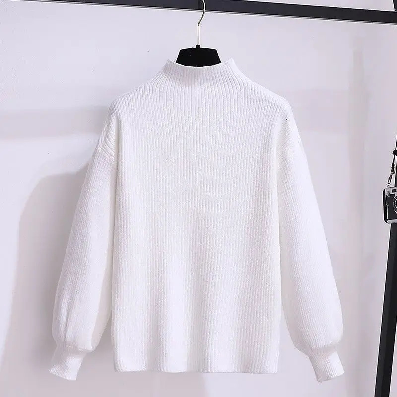 Womens Age Reducing SingleOutfits Spring Autumn Fashion Retro Slim Knitted Sweater Strap Skirt Two Piece Set 240729