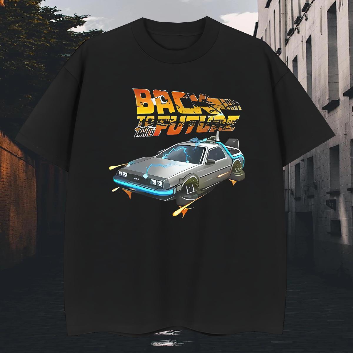 Wholesale Men Tees 230g 100% Cotton Street wear Hip Hop car Plus Size Custom Short Sleeve O-Neck 2024 DIY Men T Shirts Tee Shirt