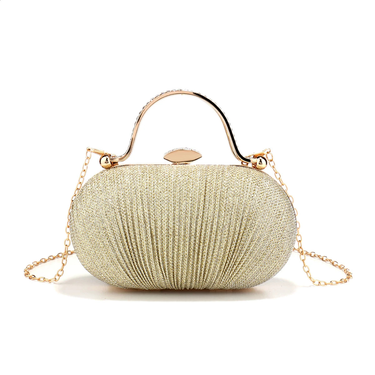 Glitter Bling Glamorous Evening Bags Mini Rhinestones Decorated Box Shaped Dinner Bags For Party Girl Women Dinner Prom Banquet 240729