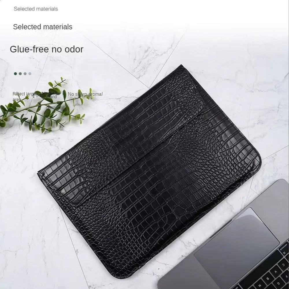 Laptop Sleeve for Air 13 Case 11 13 15 Pro 13.3 15.4 Retina Unisex Sleeve Envelope Fundas PU Leather Laptop Sleeve Pouch 240729