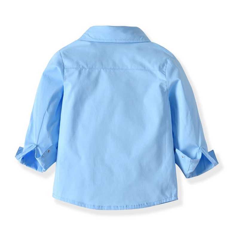 100% pure cotton boys pink long sleeved shirt 2024 spring/summer new item childrens casual lapel button long sleeved shirtW240729