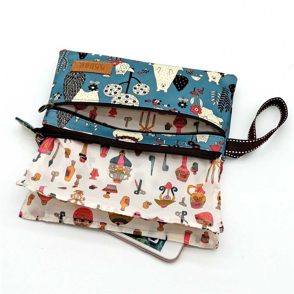 Polyester Waterproof Womens Coin Bag Ladies Organizer Wallet Female Phone Purse Money Pouch Clutch Handbag Carteira for GirlsXJ240729