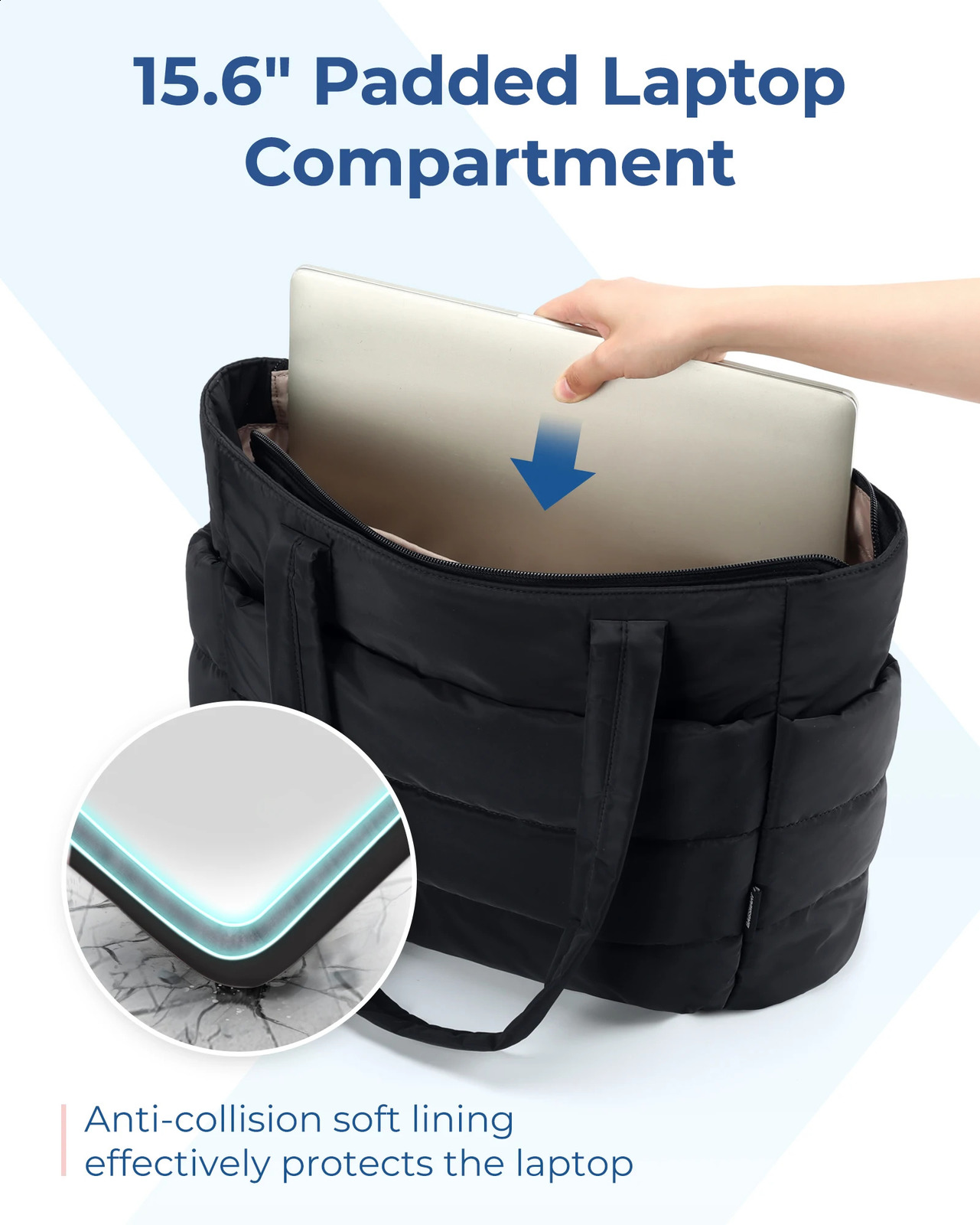 BAGSMART Womens Tote Bag Leisur Fashion Commuting Shoulder Simple Mommy Go Out Large Capacity Travel Fitness Handbag 240729