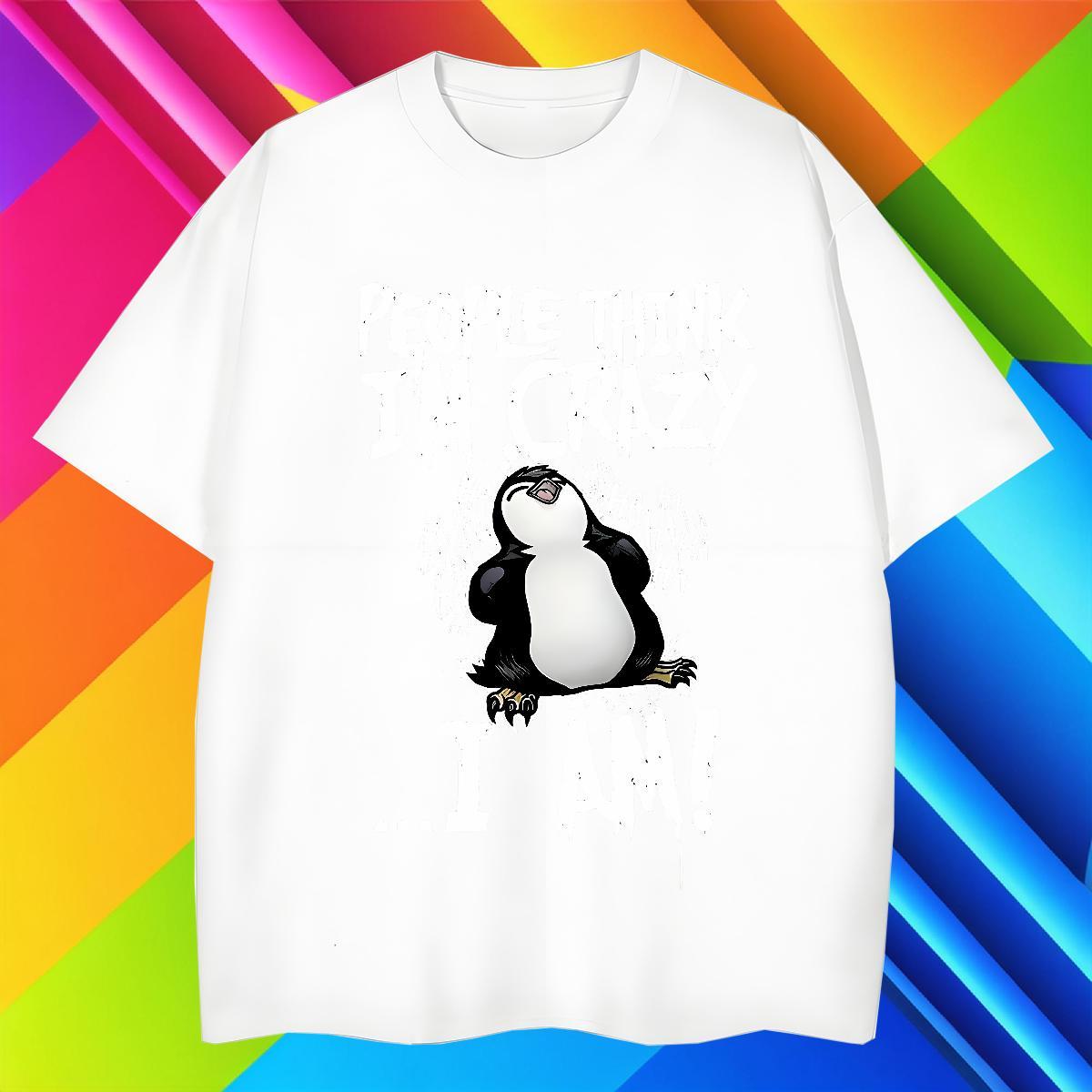 Classic Couples T Shirts 230g Cotton Casual penguin Skull O-Neck Short Sleeve Brand T Shirts Men Tops Tees
