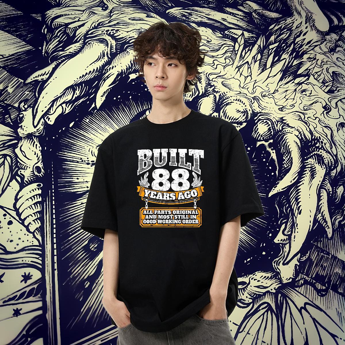 Brand Tshirt for Man Woman 100% Cotton 230g Outdoor letter Cartoon Print Breathable Short Sleeve Stylist T-Shirts Clothings
