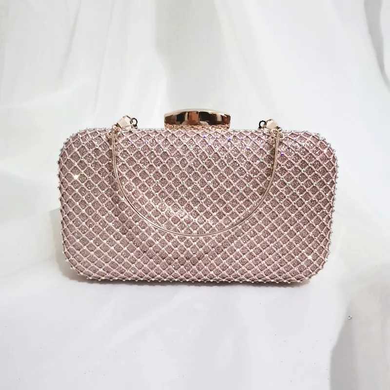 Luxurious gorgeous colored Diamond Ladies Clutch Bag Glitter Fashion Haute Couture Dinner Party Wedding Ladies handbagXJ240729