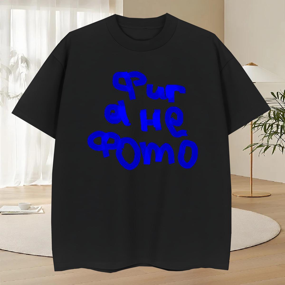 TOP Quality Men Tees 100% Cotton 230g Street blue Custom Print Plus Size Breathable Soft Factory Direct Men T Shirts Tops Tees