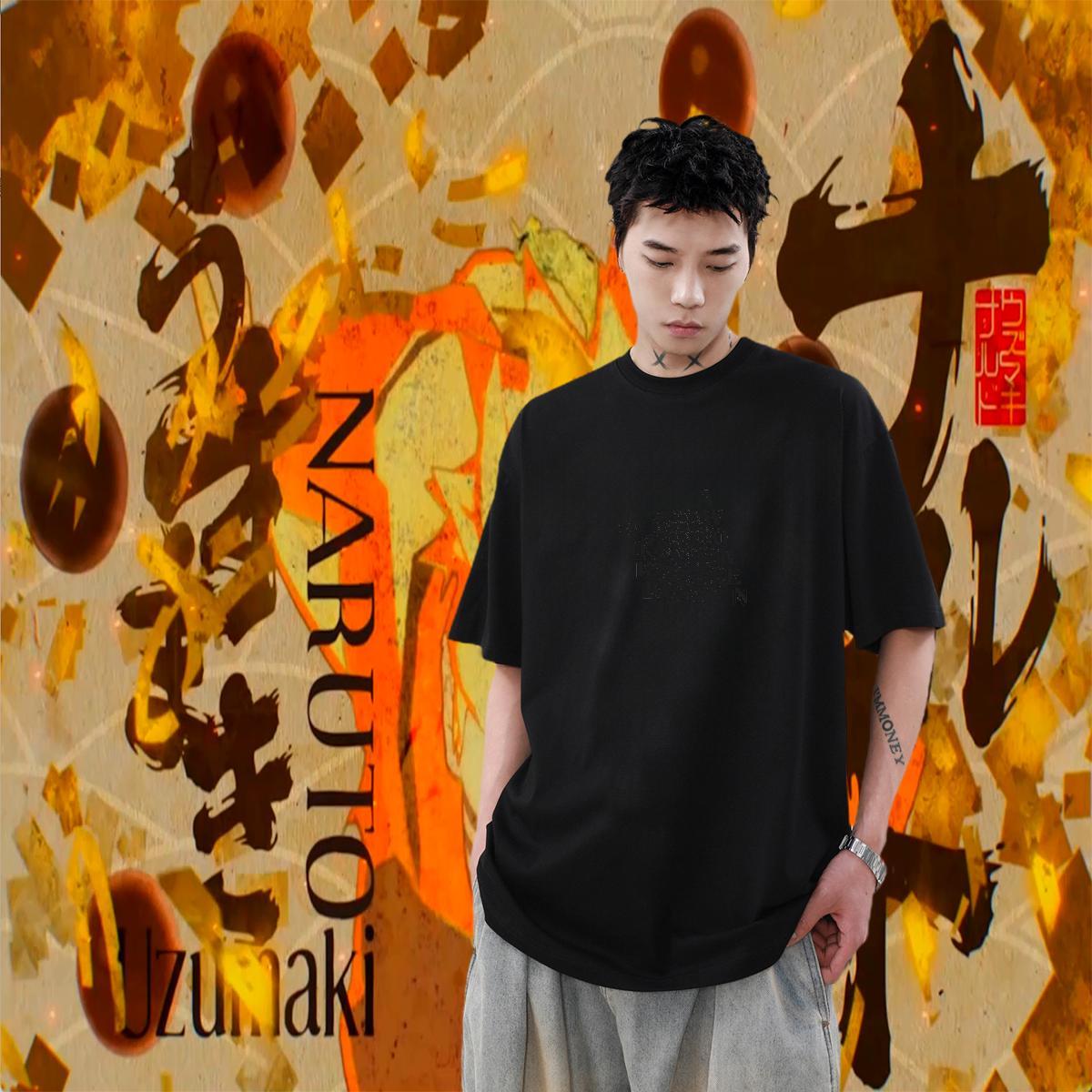 Brand Couples T Shirts 230g Cotton Anime Printing Street beach Custom Cartoon Breathable Crew Neck Classic Casual Man T Shirts Clothings