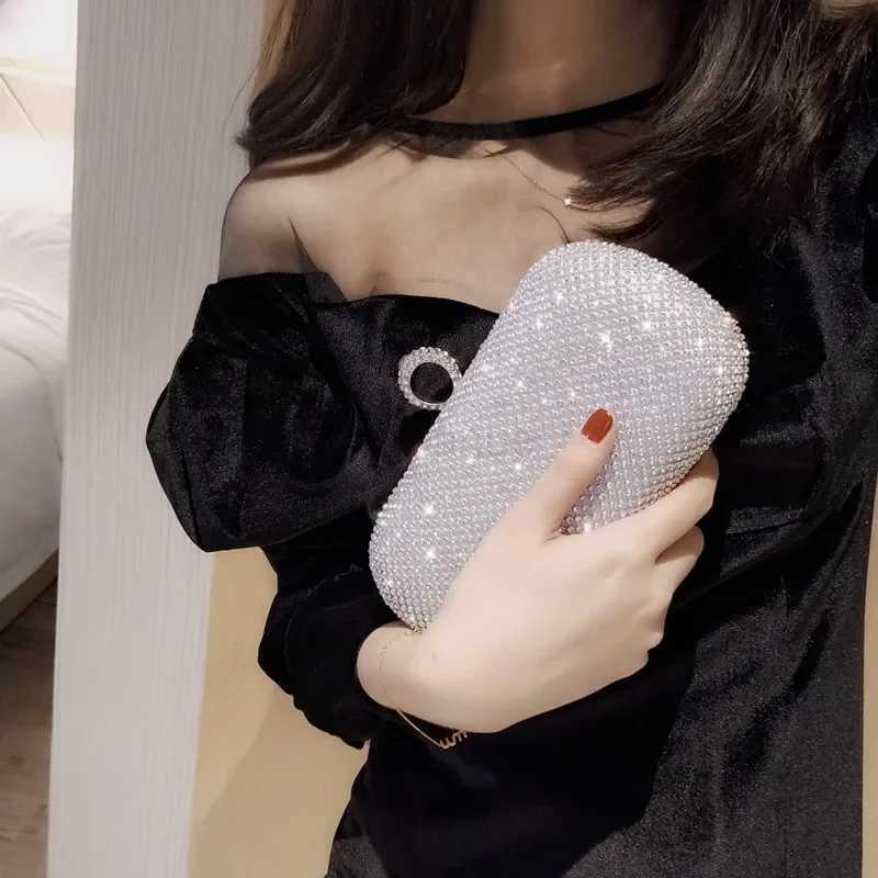 YoReAi Women Diamonds Evening Bag Female Clutch Design Brand Luxury Shoulder Bags Party Handbags Shiny Purse Messenger PackXJ240729