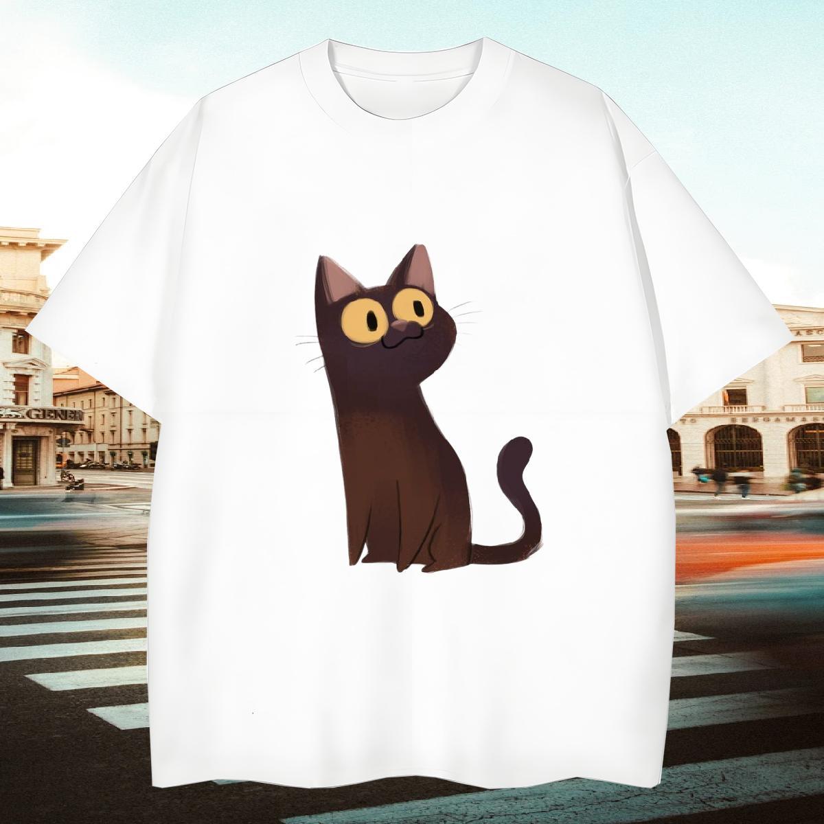 High Quality Couples T Shirts 100% Cotton 230g Sport cute Custom Anime Breathable 2024 Summer T shirt Top Tees