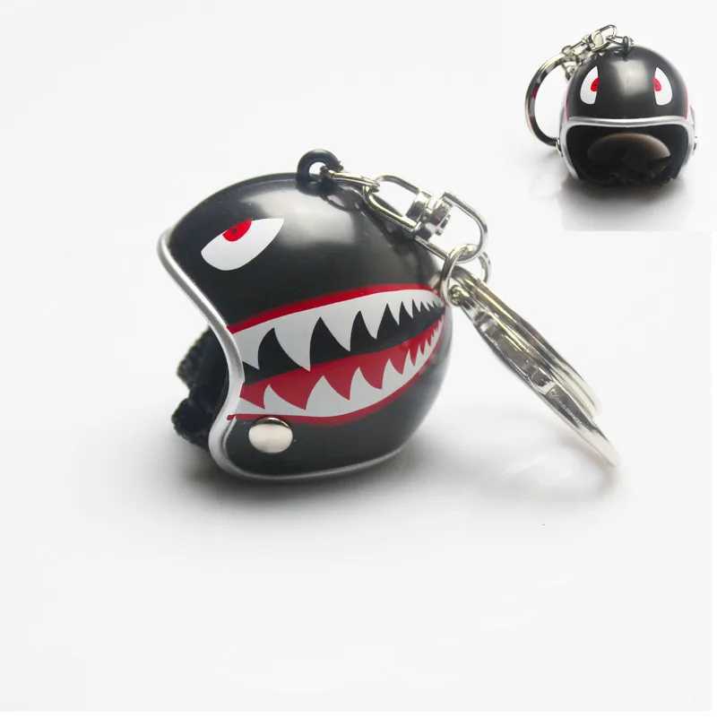 New Motorcycle Helmets Key chain Women men Cute Safety Helmet Car Keychain Bags Hot Key Ring gift Jewelry wholesale 17022L240729