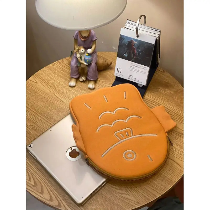 Ins Fish Cute Laptop SlEEve 11 13.3 14 Inch Cover Case Computer Bag Women 240729
