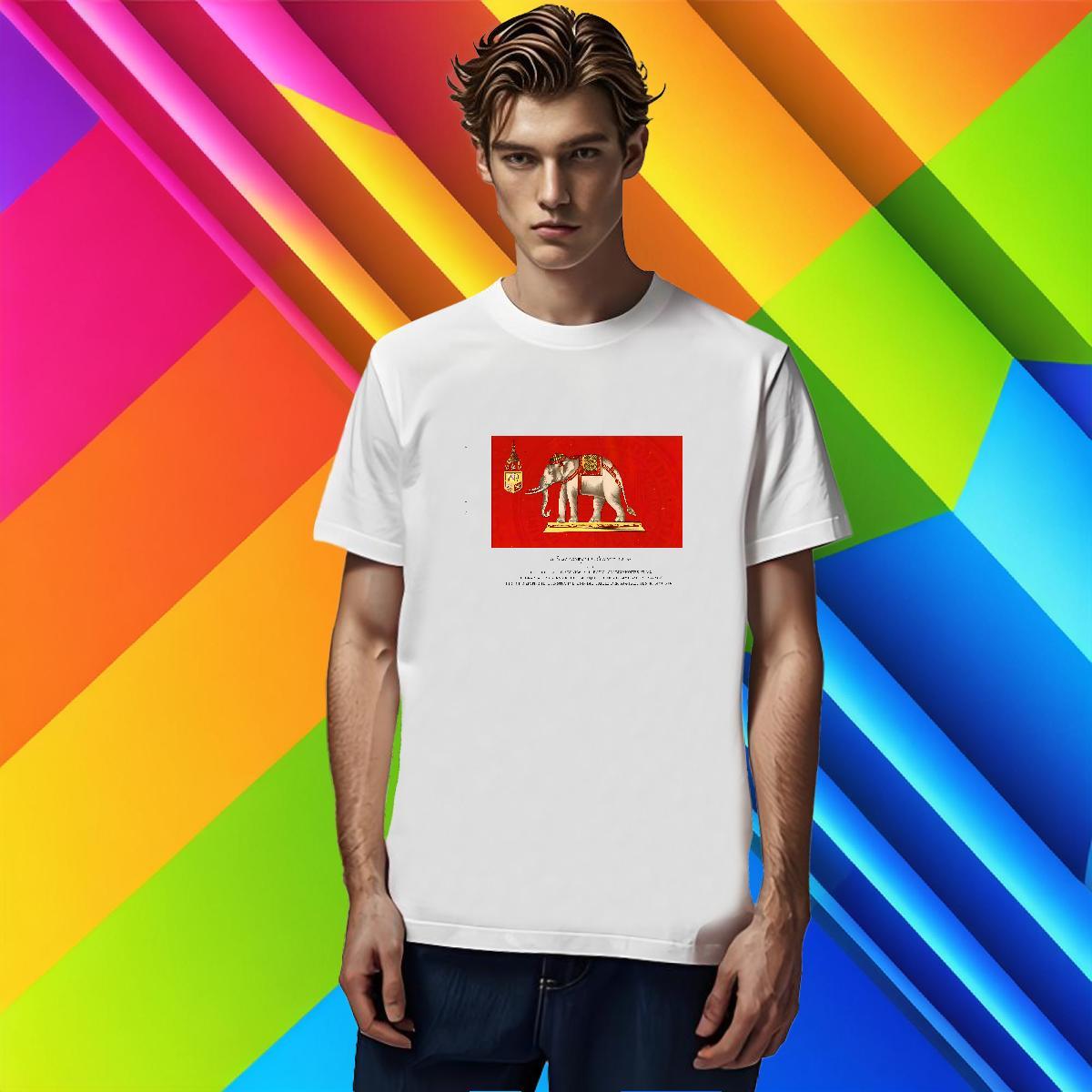 Free Shipping Mens Tshirts 230g Cotton Sports Casual elephant Custom Printing Breathable Short Sleeve 2024 Summer Men T Shirts Wear