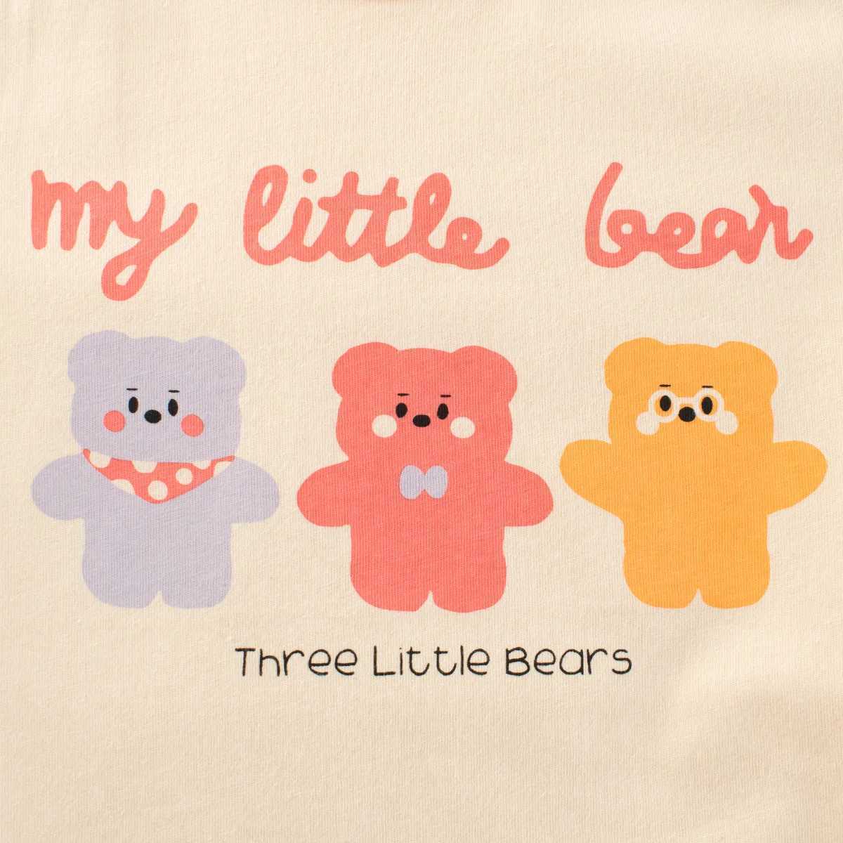 T-shirts 1-9T Toddler Kid Tshirt Baby Girl Clothes Bear Print Infant T Shirt Cute Sweet Tee Top Childrens Loose OutfitL24729