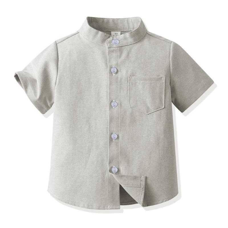 Childrens clothing solid shirts for children boys shirts long sleeved shirts girls and boys clothingW240729