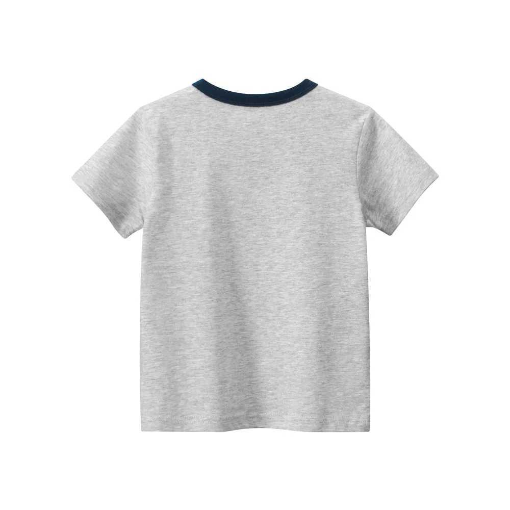 T-shirts 1-9T Cotton Kid Boys T Shirt Toddler Baby Clothes Summer Short Sleeve Basic Tee Top Casual Loose Infant Tshirt OutfitL24729