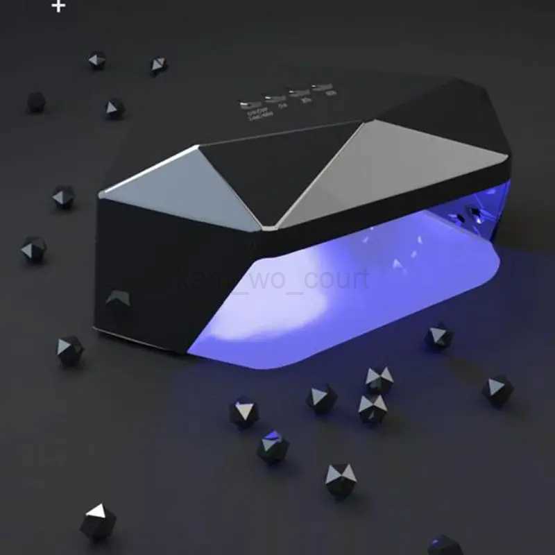 Nail Lamp 48W Diamond Shaped UV LED Curing Speed Polish Lights 30 LED Nail Dryer 3 Timers Auto Sensor Nail Manicure Pedicure KitM240729