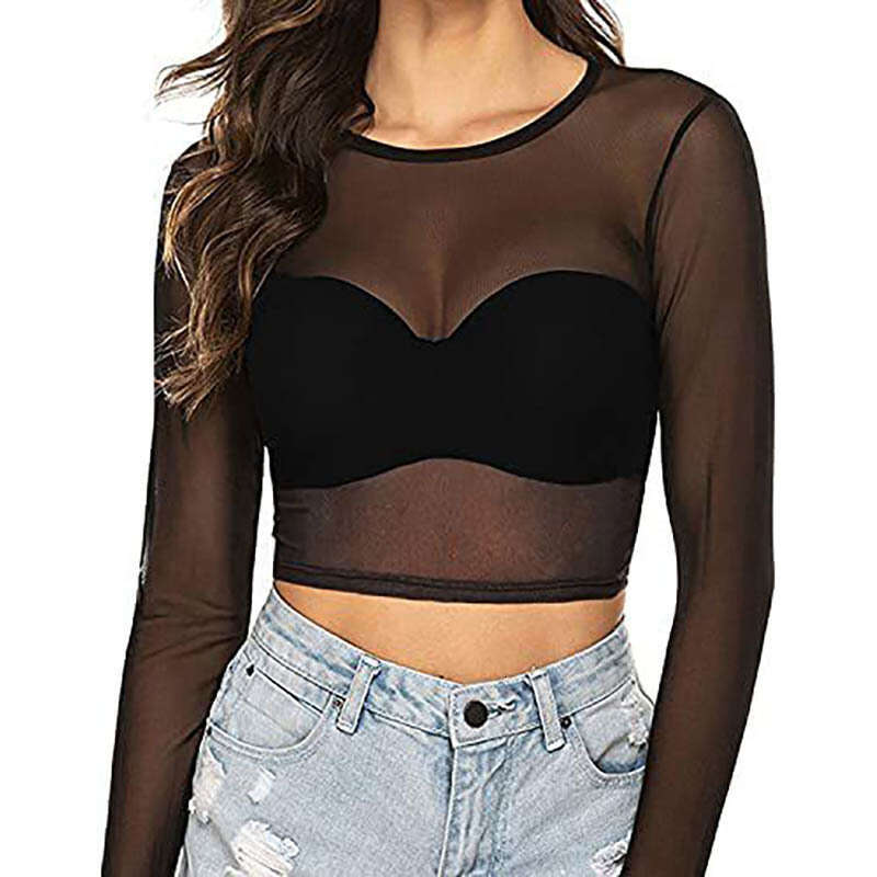 New Merchandise Fashion Short-sleeved Hip Hop Summer Printing Short Sleeve Hollow Out Slim Top Female Streetwear Clothes Lace Slim-fit Graphic T Shirt