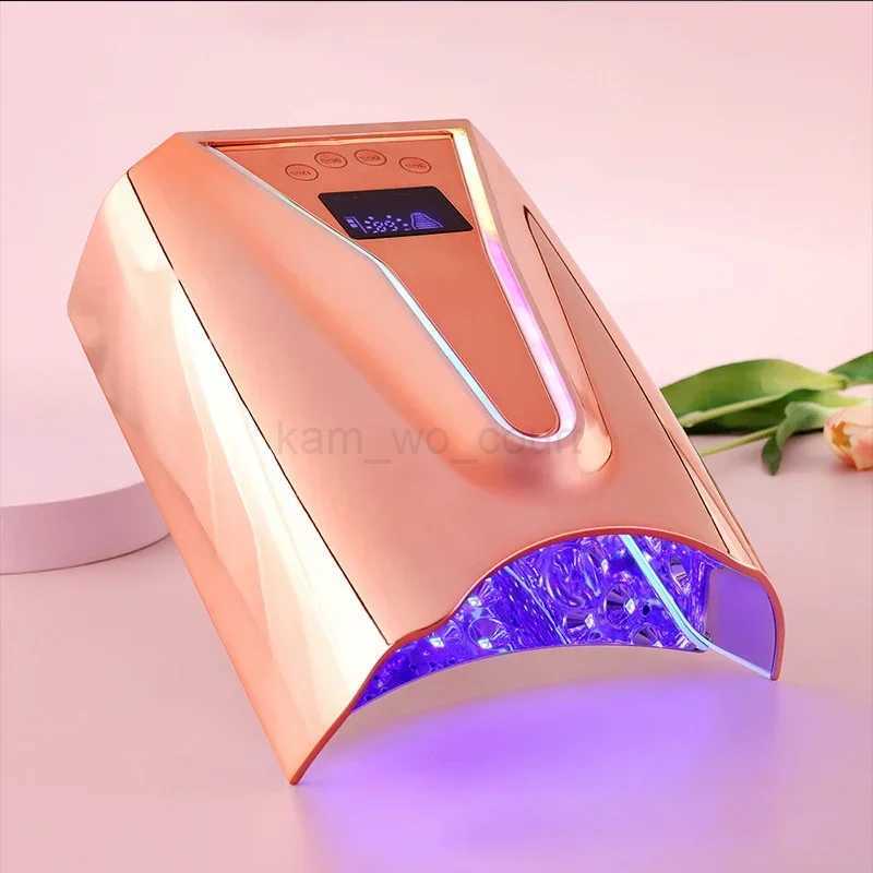 128W Cordless UV LED Lamp Professional Manicure Salon Tools Blue Ray Polish Gel Dryer Pedicure Light Nail ArtM240729