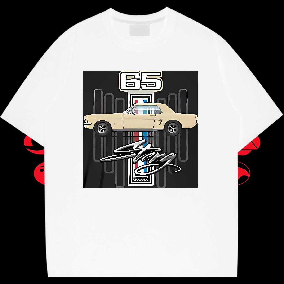 High Quality Men Clothes T-Shirt 100% Cotton 230g Street Wear car DIY Printed Breathable Short Sleeve Fashion Design T Shirts Men Tee Shirt