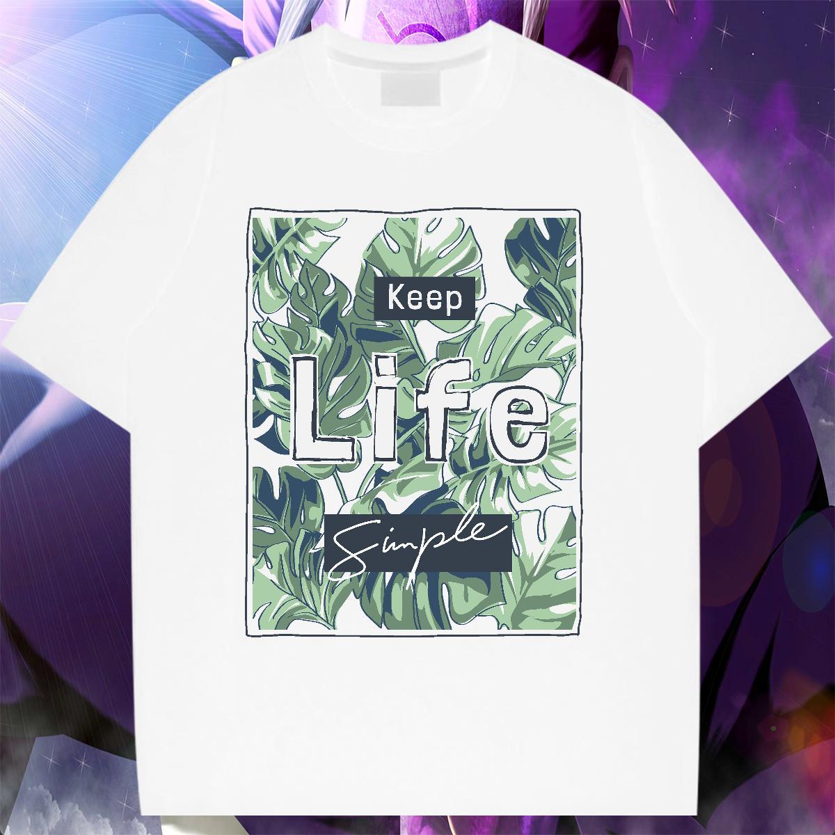 Soft Couples T Shirts 100% Cotton 230g Anime Printing Street letter Plus Size Cartoon Breathable Short Sleeve Designer T-Shirts Tops Shirt
