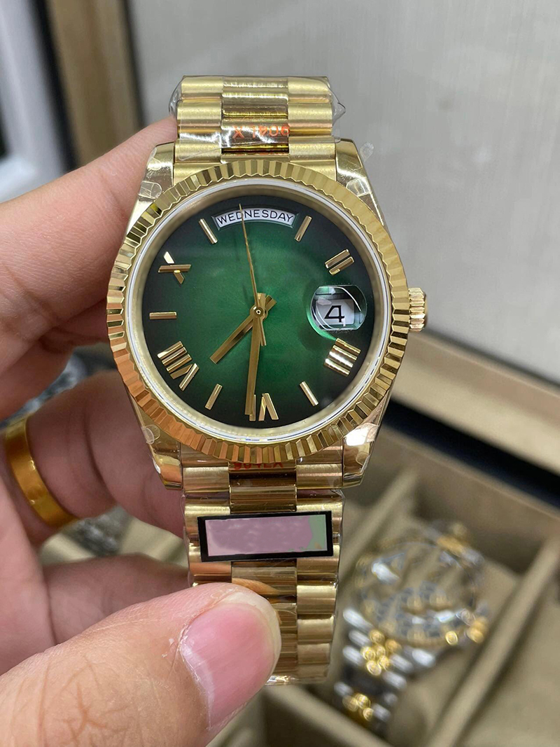 Deigner Men Super Quality Top 40MM Watch Roe Gold Day Dat ARF Factory Cal.3255 Automatic nical Watche Men 904L Stainle Steel Sapphire Waterproof 100
