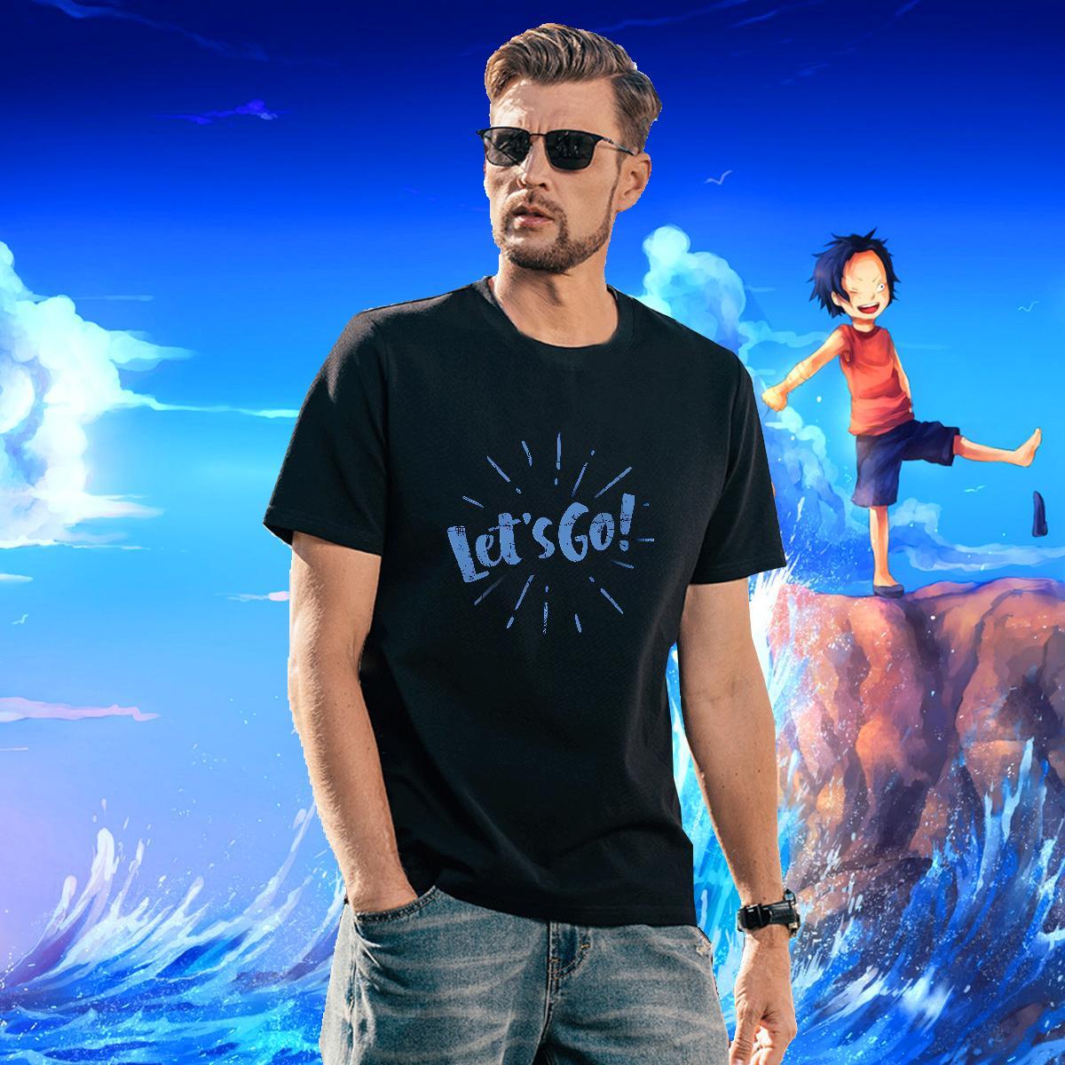 Free Shipping Men Clothes T-Shirt 100% Cotton 230g Outdoor letter Custom Big Size O Neck Short Sleeves Customized Man T Shirts Top Tees