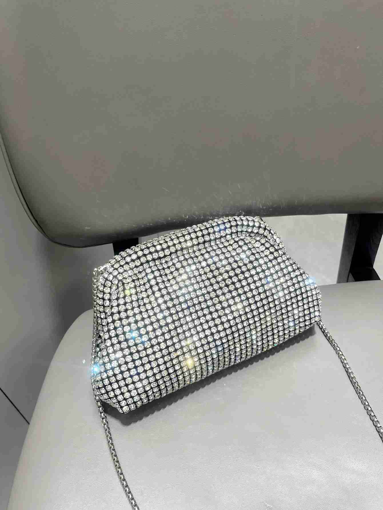bag Luxury Designer Rhinestones Clutch Purse Bag for women handle Shoulder Bag Purse evening bag banquet bagXJ240729