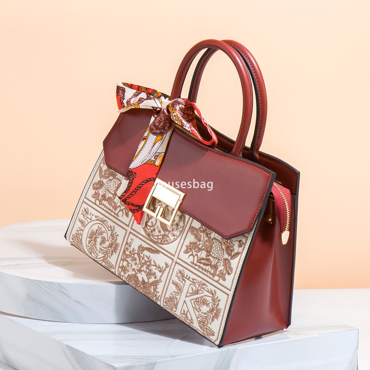 New senior sense send mother embroidery bridal red wedding mother bag senior sense mother-in-law handbag crossbody