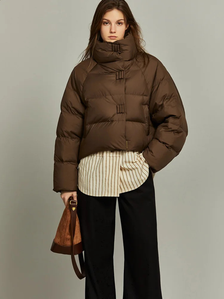 Autumn Winter Women Parkas Coat 2024 Fashion Turn Down Collar Single Buttons Short Jackets Thick Warm Female Jackets Coat 240729