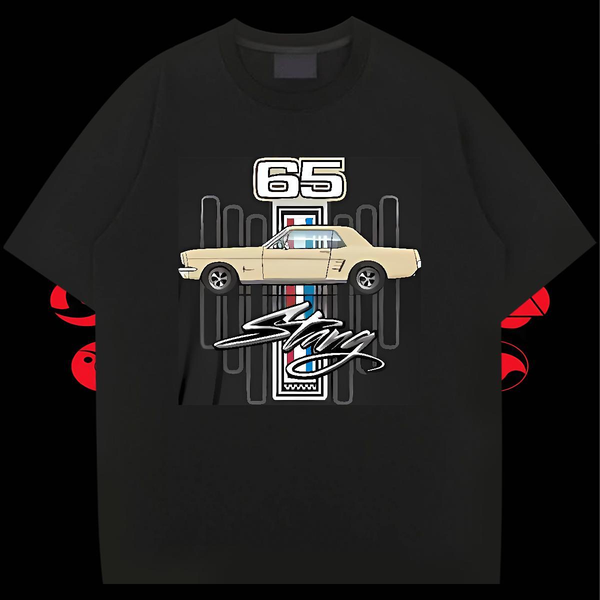 High Quality Men Clothes T-Shirt 100% Cotton 230g Street Wear car DIY Printed Breathable Short Sleeve Fashion Design T Shirts Men Tee Shirt