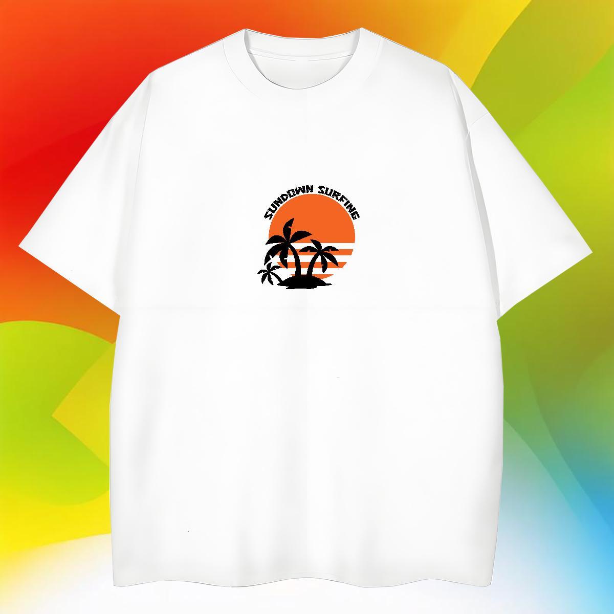 Designer Mens Tshirts 100% Cotton 230g Casual sun Black Oversized Round Neck Short Sleeve New T-Shirts for Men Tops