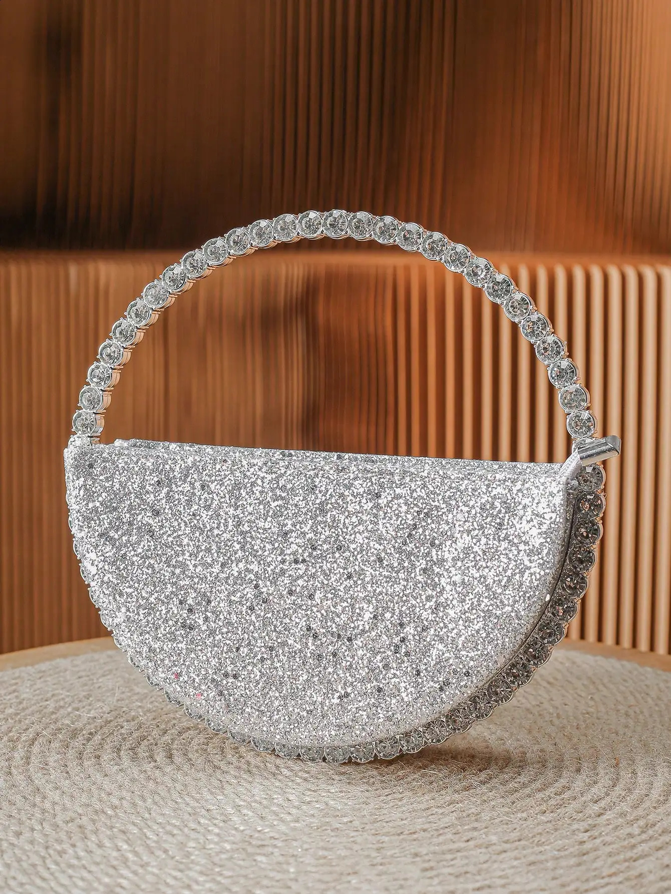Elegant Rhinestone Novelty Bag Classic Banquet Clutch Purse Womens Formal Evening Handbag For Party Wedding 240729