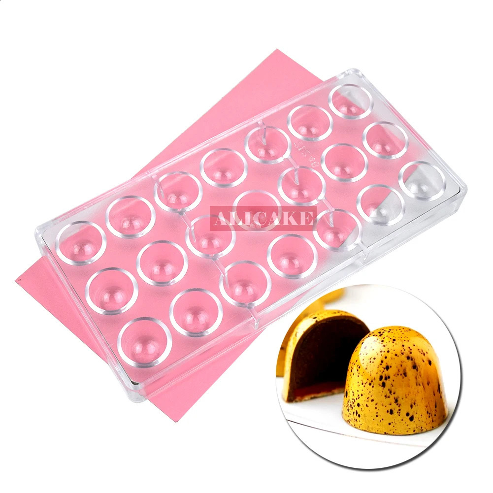 4Pcs Set Polycarbonate Chocolate Molds Bullet Shape Candy Bonbons Mould Professional Baking Pastry Confectionery Tools 2124B 240729